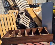 wooden pallets