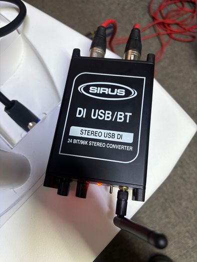 Sirus DI XLR  Bluetooth and USB