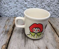 Bosco mug, RTE memorabilia, Carrigaline pottery