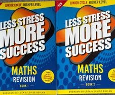 Less Stress More Success Math Book 1 & 2 (Junior Cycle) New