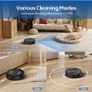 Robot Vacuum Cleaner with Mop: 5000Pa 3-in-1 Robotic Vacuum with Gyroscope Navigation, APP & Alexa Control, Quiet & Slim Auto-Recharge Robot Hoover Ideal for Pet Hair, Hard Floors and Carpets Image 5