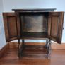 Small curved oak cabinet Image 3