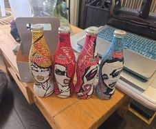 Limited Edition Diet Coke Patrick Cox Designer Aluminium Bottle Set (4 Bottles) Sealed
