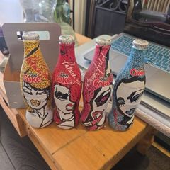 Limited Edition Diet Coke Patrick Cox Designer Aluminium Bottle Set (4 Bottles) Sealed