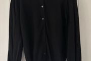 Wyse London black sequin cashmere cardigan