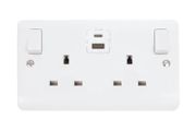 Click Double Socket with USB A&amp;C