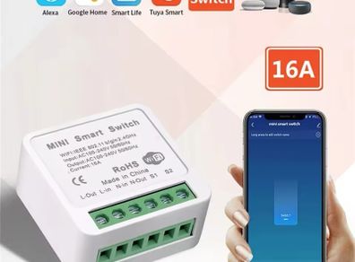 Smart WiFi Switch 16A