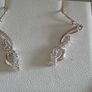ladies silver earrings Image 10