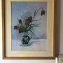 Beautiful Boxed Frame Floral Picture Image 5