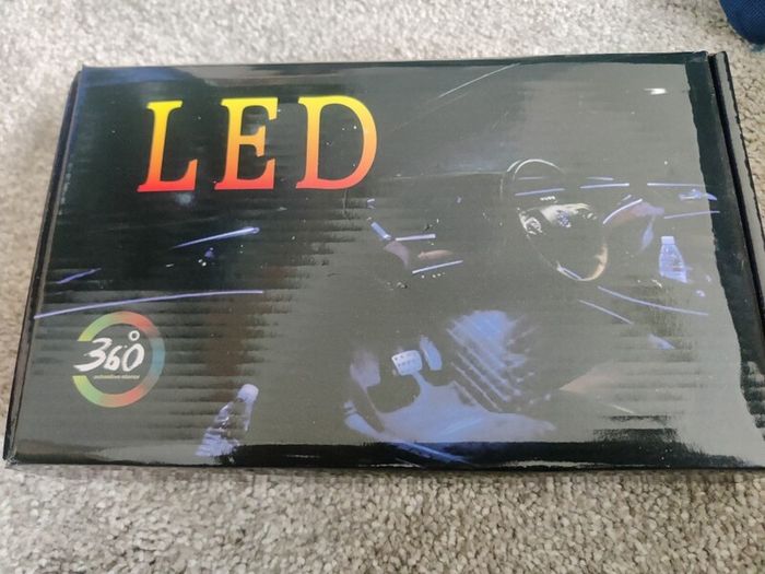 Phone App Control Car Interior Led Light Strip, 6 Way, 6M
