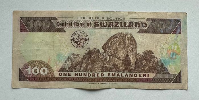 Swaziland 100 Emalangeni 2001 Banknote