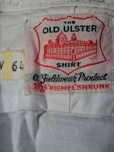 Early 20th Century Old Ulster Shirt(NOS)