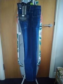 Mens Regular Fit Denim Jeans, Size 32
