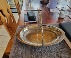 Silver plated serving dish