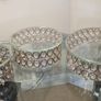 Crystal cake stand set of 5 pieces large size Image 5