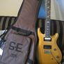 PRS CE SE 24 satin gold Seymour Duncan's and gig bag Image 6