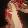 Red/Beige Fashion Runners Image 2