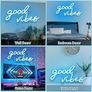 FREE P&P | Good Vibes Neon Sign,Neon Light Powered by USB with Switch, Ice Blue Led Neon Light Sign for Bedroom,Wall Decor,Game Room,Party, Bar Decor Image 3