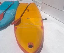 Inflatable paddle board