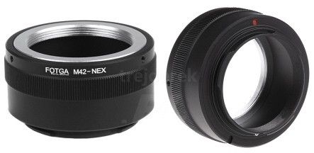 SONY NEX body to M42 lens Adapter. Full aluminium, highest quality!!