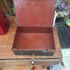 French antique cash box