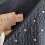 TED BAKER Daisy Jacquard Navy & Gold Midi with Pockets Sz 3 (Fit 12-14UK) - Bnwt Rrp 295 Image 4