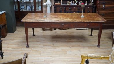 Large Antique Pine Farmhouse Table