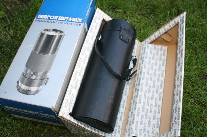 TAMRON SP 300mm F/5.6 TELE MACRO Lens With C/Y conversion adapter from JAPAN