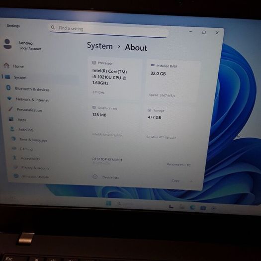 Lenovo ThinkPad L14 | Intel Core i5-10210U | 32GB RAM | 512GB M.2 SSD | 14" HD Laptop