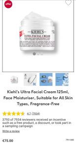 Kiehls Ultrafacial Cream