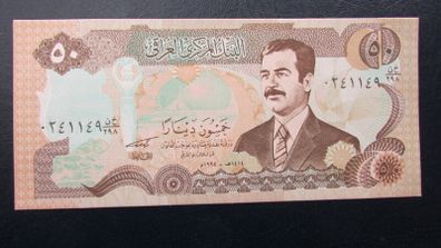 Iraq 1992.50 Dinars.Large uncirculated Banknote.