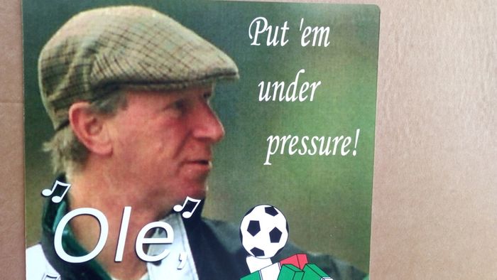 Italia 90 Jack Charlton Irish memorabilia poster Ireland
