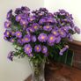 Vintage Tall Cut Glass Vase Image 7