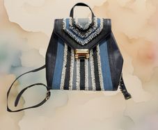 NEW Michael Kors Whitney Medium Denim Leather