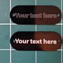 Engraved tags with screws Image 2
