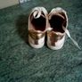 River Island white and gold flats Image 3