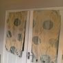 curtains Duck egg blue and cream/ off white Image 2