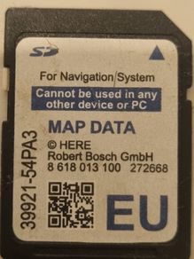 Suzuki Slda Bosch Satellite Navigation Sd Card Map Europe Sx4 Vitara 39921-54pa3