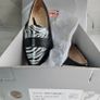 Emis slip on gorgeous leather flat black shoes with zebra detail RRP 100 euro new & boxed sizes UK 4 & UK 5 Image 5
