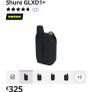 Shure GLXD1+ with cable and battery Image 3