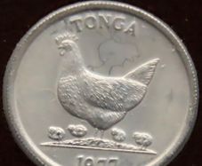 Tonga 1977 Coin Stamp cover BUNC Hen with Chicks