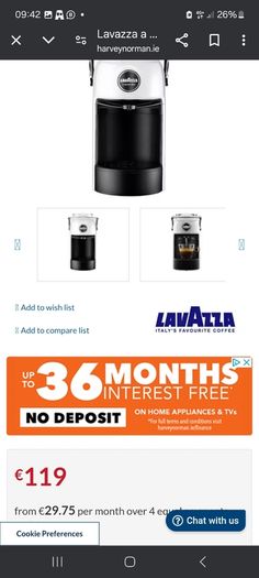 LavAzza Coffee Machine (A Modo Mio)