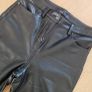 Next Faux Leather Trousers 8-10 Image 3