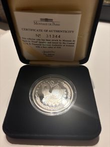Ten euro silver  proof celtic swan coin 2004.  Issued: by central bank of ireland.