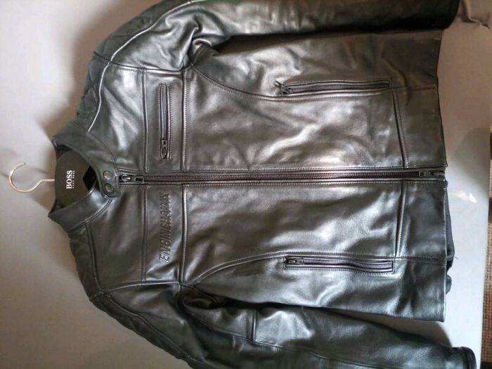 Enginehawk Leather Motorcycle Jacket