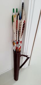 Vintage quiver with arrows