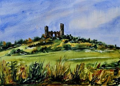 castle Oliver watercolour