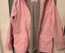 Girls Baby Pink Shower Proof Coat (12-13yrs)