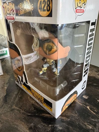Funko Pop / Heroes vinyl figure of the character Thunder (428) from the DC Comics series Black Lightning