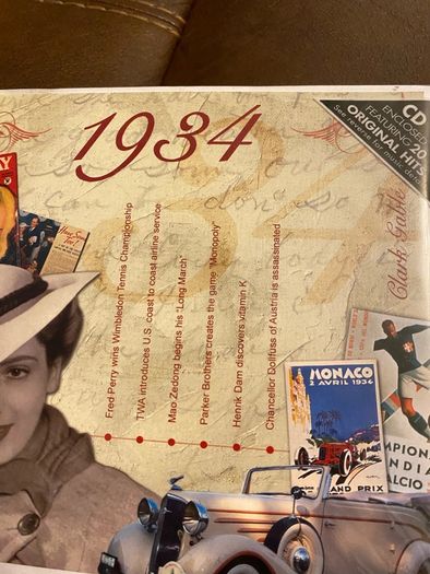 Birthday CD 1934